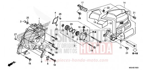 COUVERCLE DE GENERATEUR C.A. VFR1200XC de 2012